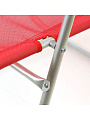 Кресло складное пляжное 60х60х112 см, красное, сетка, 100 кг, Green Days, YTBC048-3 - фото 8