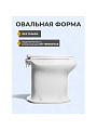 Унитаз Оскольская керамика, Дачный, выпуск в пол, пластиковое сиденье - фото 3