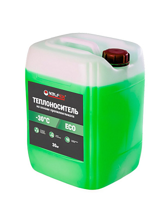 Теплоноситель для систем отопления, пропиленгликоль, 30 кг, не горюч, ECO-30, Valfex