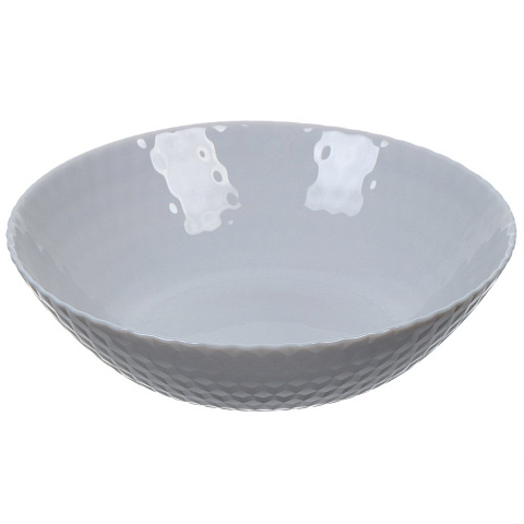 Тарелка суповая, стеклокерамика, 20 см, круглая, Pampille Granit, Luminarc, Q4645, серая