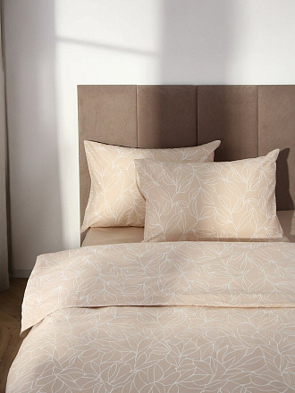 Постельное белье 1.5-спальное, 2 наволочки 50х70 см, пододеяльник 145х215 см, Silvano, поплин, 20461