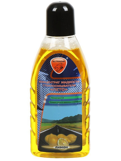 Омыватель стекол Eltrans, Лимон, летний, 1 °C, 0.5 л, концентрат 1:8, EL-0105.01