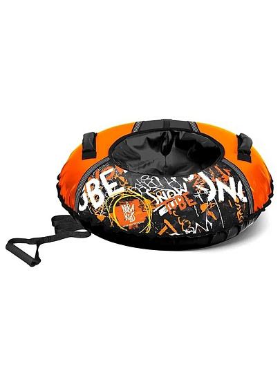 Санки-ватрушка Nika, Граффити, 70 см, 70 кг, с буксировочным тросом, с ручками, ТБ1КР-70/ГО