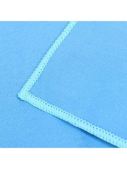 Полотенце спортивное быстросохнущее 70х150 см, полиэстер, бирюзовое, Китай, Y9-095