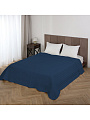 Покрывало евро, 240х260 см, 100% полиэстер, Silvano, Андора, темно-синее