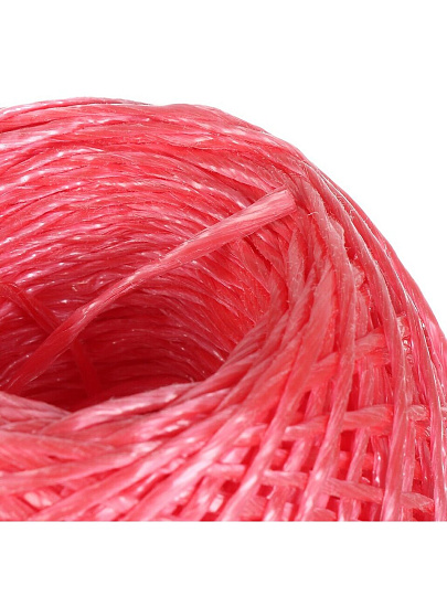 Шпагат Садовита, полипропилен, 1000 текс, 00248820, красный, 100 м