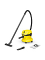 Пылесос Karcher, WD 2 Plus V-12/4/18, 1000 Вт, с мешком, 12 л, сухая и влажная уборка