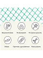 Сетка для птичников, пластмасса, 13 х 15 мм, 100х1000 см, зеленая, Протэкт, Ф-13/1/10 - фото 8