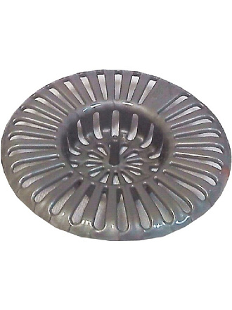 Фильтр для раковин пластик, Idea, М 1268, серебристый