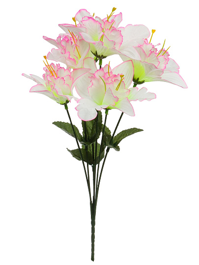 Цветок искусственный пасхальный, Нарцисс, 6 головок, 37 см, в ассортименте, F49-179