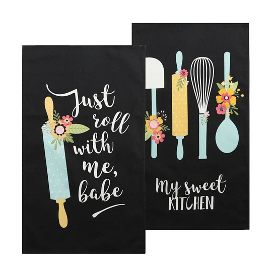 Набор полотенец кух. «Этель» My sweet kitchen 35х60 см-2 шт, 100% хл, саржа 190 г/м2, 5511186