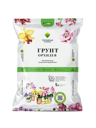 Грунт Орхидея, 5 л, Торфяная поляна