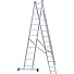 Лестница приставная, 3 секции, 12 ступеней, алюминий, 3 м, 150 кг, Новая высота, NV 1230, 1230312 - фото 15