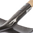 Лопата совковая, рельсовая сталь, 1.5х345х440 мм, черенок деревянный, S511-3, с черенком - фото 2
