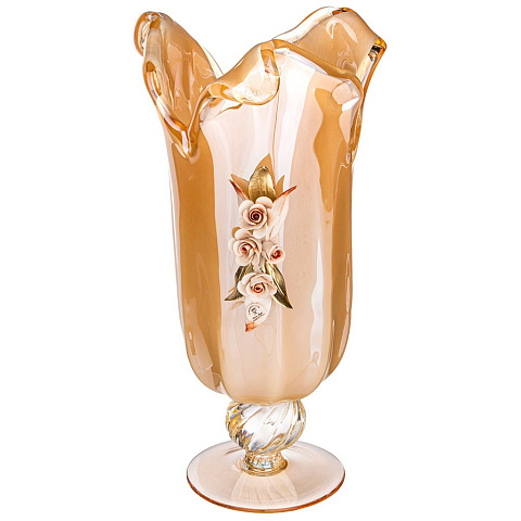Ваза white cristal "honey tulipano" высота 40см, 647-750