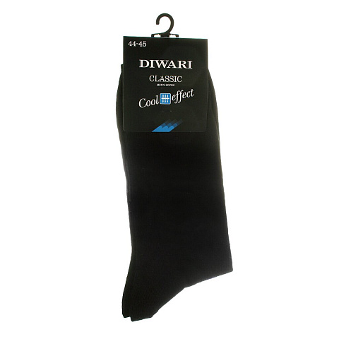 Носки для мужчин, хлопок, Diwari, Classic cool effect, 000, черные, р. 29, 7C-23CП