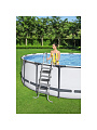 Бассейн каркасный Bestway, 457х122 см, Steel Pro Max, 56438, фильтр-насос, лестница, тент, 16015 л - фото 5