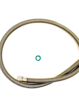 Подводка для газа 1/2''х1 м, г-ш, сильфон, ELKA