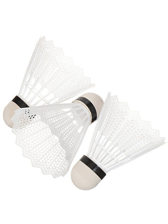 Воланы для бадминтона 3 шт, туба, Y6-1881