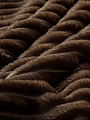 Плед 180х200 см, микрофибра, 100%пэ, 280г, Silvano, Неаполь, шоколад - фото 5