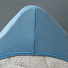 Простыня евро, 200 х 200 см, 100% хлопок, трикотаж, кулирка, голубая, на резинке - фото 3