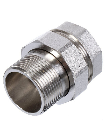 Американка 1" 1/4, г-ш, никель, прямая, STI