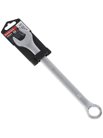 Ключ комбинированный, Bartex, 22 мм, матовый, CrV сталь