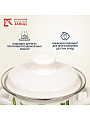 Кастрюля эмалированная сталь, 1 л, крышка сталь, цилиндрическая, Керченский металлургический завод, 42304-072/6, в ассортименте - фото 7