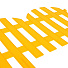 Забор декоративный пластмасса, Palisad, №4, 28х300 см, желтый, ЗД04 - фото 5