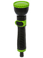 Насадка для полива пластик, быстросъемная, с кнопкой, Grandy, JS-9319, черно-зеленая - фото 4