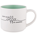 Кружка фарфор, 470 мл, Keep Calm Coffee Is Loading, Lefard, 260-979