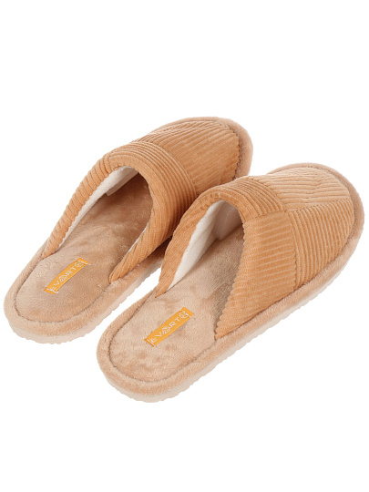 Тапки для женщин, велюр, песочные, р. 39, 813F224-1