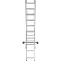 Лестница приставная, 3 секции, 8 ступеней, алюминий, 2 м, 150 кг, NV 1230, 1230308 - фото 17