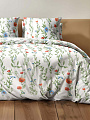 Постельное белье 2-спальное, простыня 220х240 см, 2 наволочки 70х70 см, пододеяльник 175х215 см, Хорошо Дома, поплин, Цветочный вальс