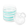 Банка для сыпучих продуктов, стекло, 0.75 л, с крышкой, Luminarc, Brush Mania Turquois, Q5965, бирюзовая - фото 2