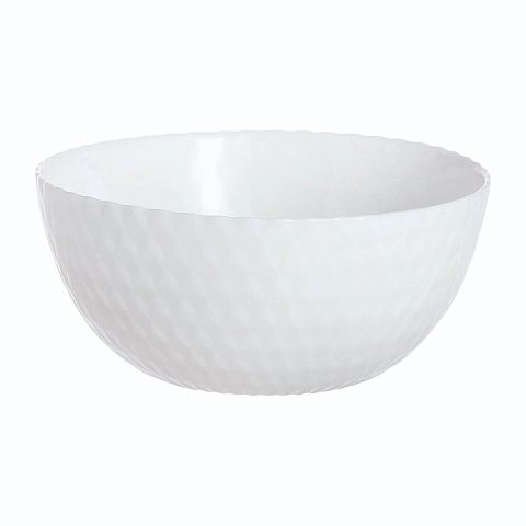 Салатник стеклокерамика, круглый, 13 см, Pampille White, Luminarc, Q4659, белый