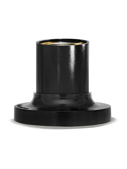 Патрон Е27, потолочный, UNIVersal, карболит, 4А, 250В, индивидуальная упаковка