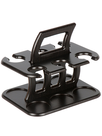 Подставка для бокалов, дерево, прямоугольная, Glasstar, Визит, БАР-160