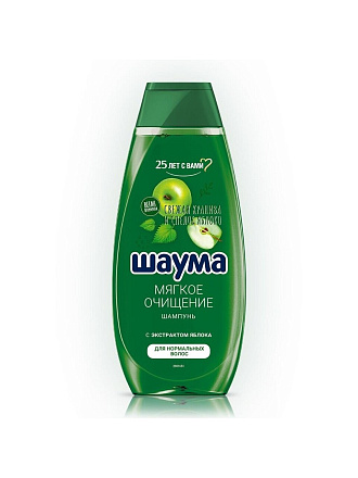 Шампунь Шаума, Мягкое очищение, для всех типов волос, 370 мл