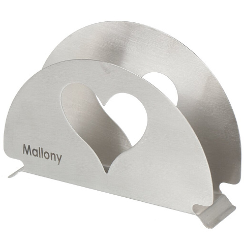 Салфетница металлическая Mallony Cuore 003060