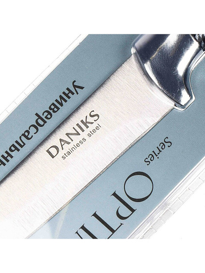 Нож кухонный Daniks, Оптима, универсальный, нержавеющая сталь, 12.5 см, рукоятка пластик, YW-A639-UT