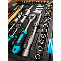 Набор слесарных инструментов Bartex, 1/2&amp;quot;, 1/4&amp;quot;, 6-гранные, сталь, кейс, 76 предметов - фото 14