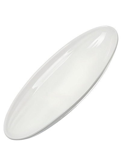 Блюдо керамика, овальное, 30 см, белое, Грейс, Daniks, Y6-6001/Y4-9169