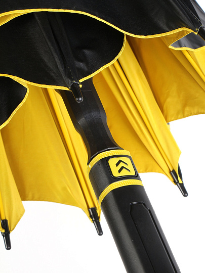 Зонт полуавтомат, трость, 8 спиц, 70 см, черный, Y4-11565