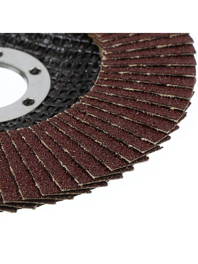 Круг лепестковый торцевой шлифовальный, Targ, диаметр 125 мм, посадочный диаметр 22.2 мм, зернистость P80, 663406