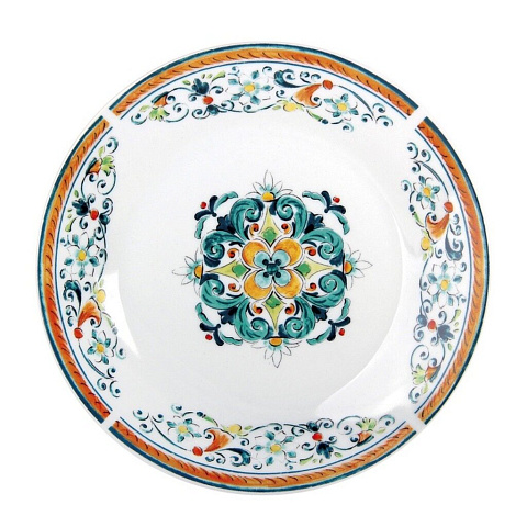 Тарелка десертная, фарфор, 18 см, круглая, Средиземноморский бриз, Korall, YQ1936