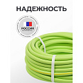 Шланг поливочный, 12 '', внутренний d12 мм, 25 м, 3 слоя, Aqwavim, ТЭП, с желтой полоской, зеленый - фото 7