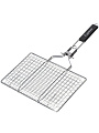 Решетка барбекю 550х320х220 мм, Гурман, хром, рукоятка дерево, плоская, съемная ручка, CB1601F - фото 7