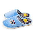 Тапки детские, голубые, р. 32-33, закрытые, А-70F-030-04