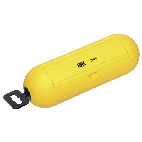 Бокс для защиты кабельного соединения IP44, желтый, IEK, WBX10-44-K05